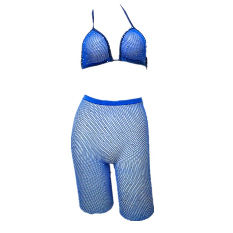 Small net hot diamond swimsuit bikini