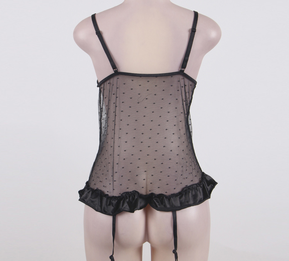 Body une pièce collant dentelle découpe pyjama lingerie sexy