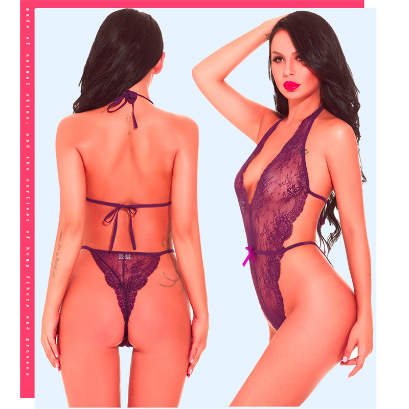 Body de lencería sexy europeo y americano.