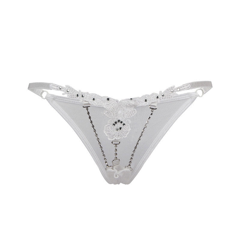 Sexy Lingerie Adult Supplies Dew Pp Rhinestone Encrusted Sexy Thong