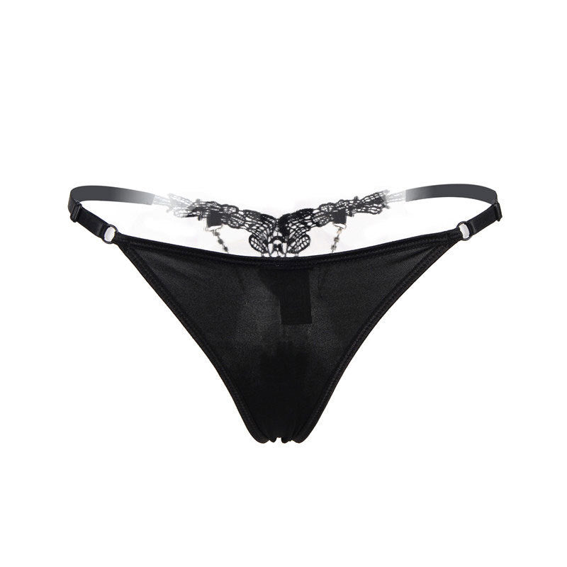 Sexy Lingerie Adult Supplies Dew Pp Rhinestone Encrusted Sexy Thong