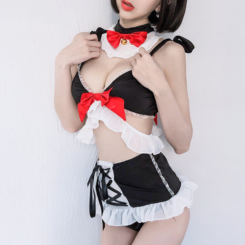 Lencería sexy lindo traje de mucama
