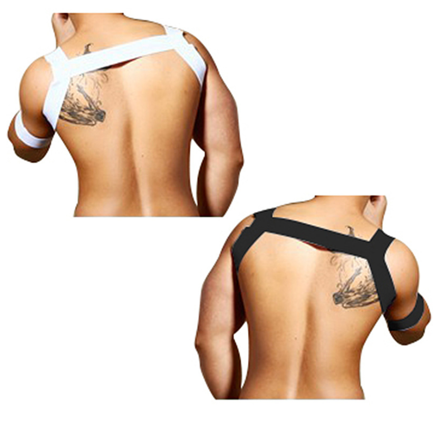 Foreign trade men's sexy suit men's performance bandages sexy elastic bandage short shirt sexy lingerie men