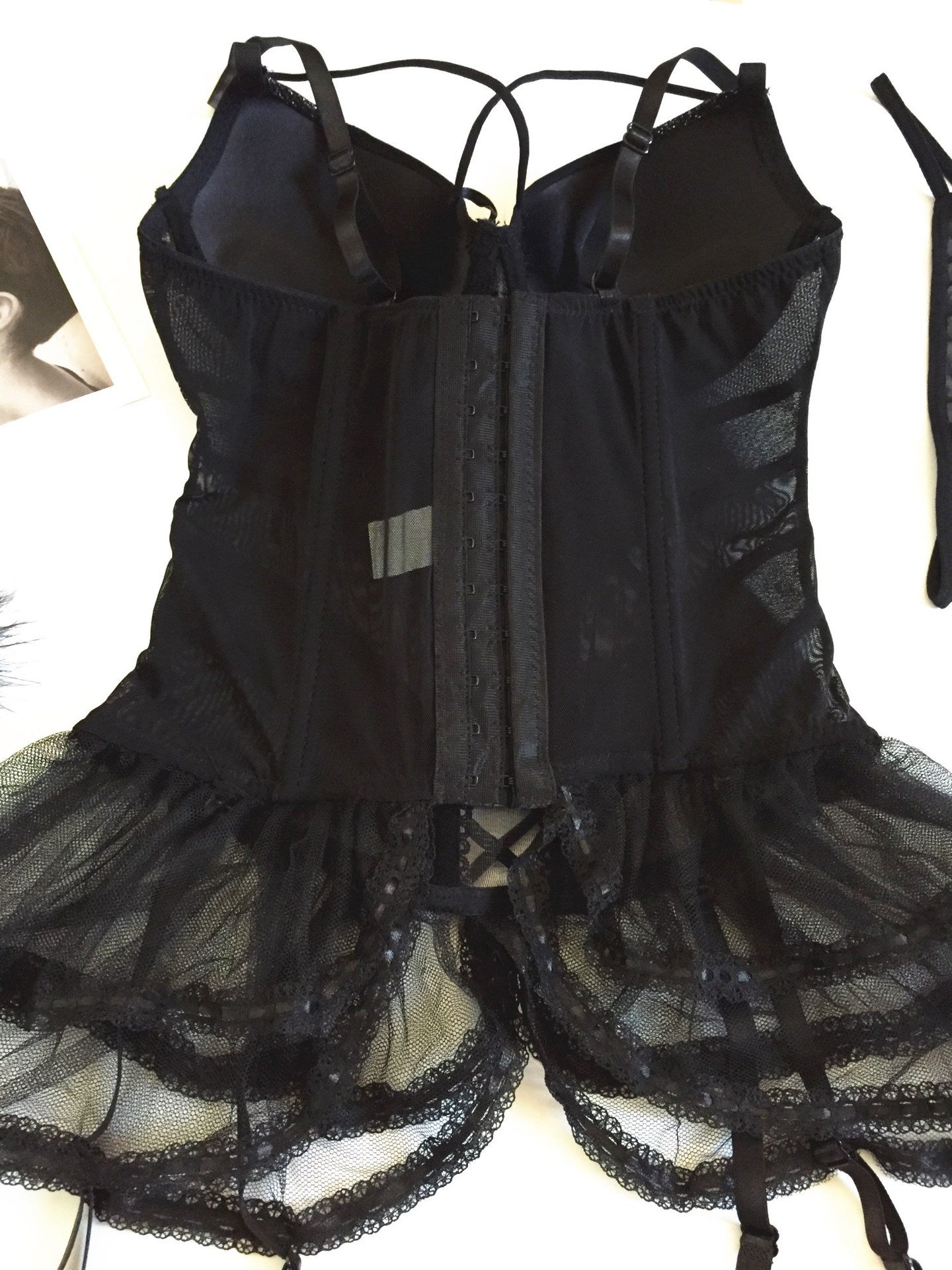 Perspective Bunny Girl Sexy Nightdress Short Skirt Uniform Set