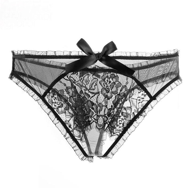 Lingerie sexy en maille transparente pour femme
