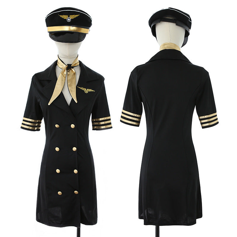 Sexy Lingerie Uniform Temptation Nightclub Cosplay Bag Hip