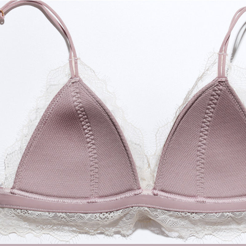 Ensemble soutien-gorge et culotte en dentelle fine pour femmes sexy
