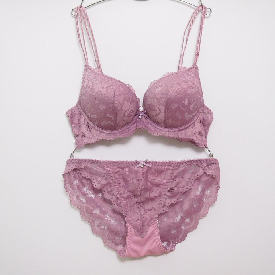 Ensemble de soutien-gorge réglable pour filles, sous-vêtements sexy en dentelle