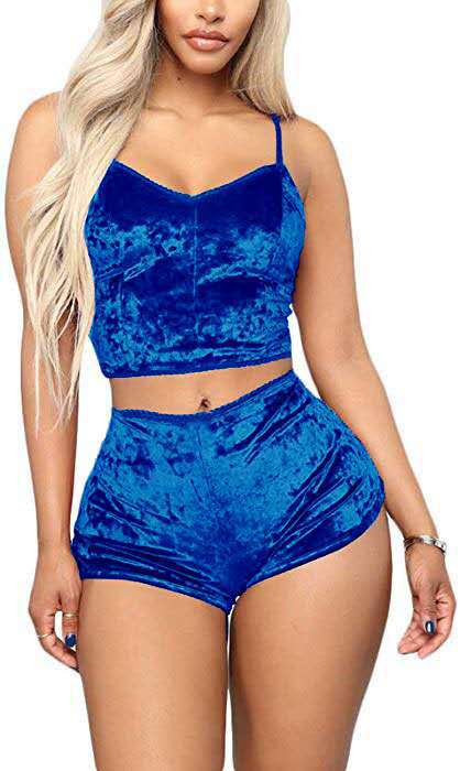 Lingerie Sexy européenne et américaine, commerce extérieur, sous-vêtements Slim à col en v, costume deux pièces multicolore, offre spéciale