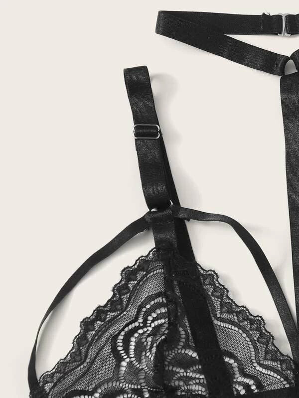 Style de lingerie sexy à trois points