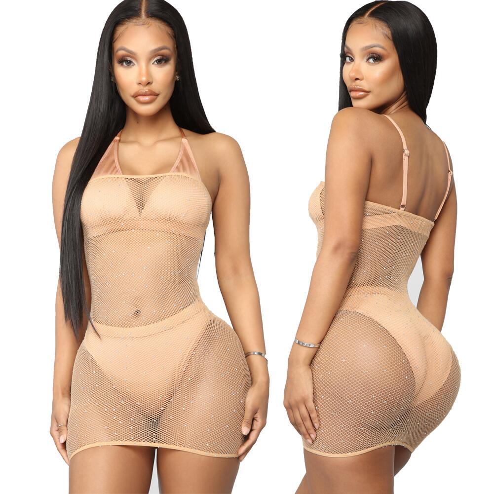 Poitrine enveloppée diamant chaud vente chaude Lingerie Sexy Point diamant étoilé