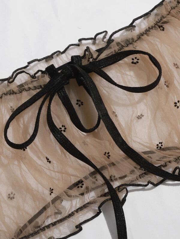 Lencería Sexy de encaje para mujer, Babydoll, sujetador, Tanga, ropa interior sexual, ropa de dormir, sujetadores de encaje, conjunto de ropa interior, bragas