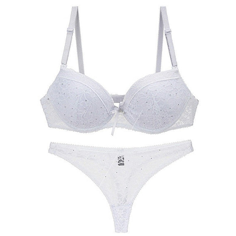 Conjunto de sujetador de encaje sexy Ropa interior de sujetador de mujer súper reunida