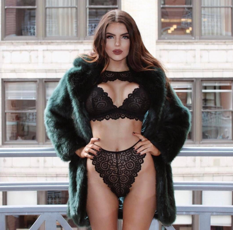 Lingerie sexy européenne et américaine dentelle sexy noire tentation costume sexy à trois points commerce extérieur vente en gros transfrontalière
