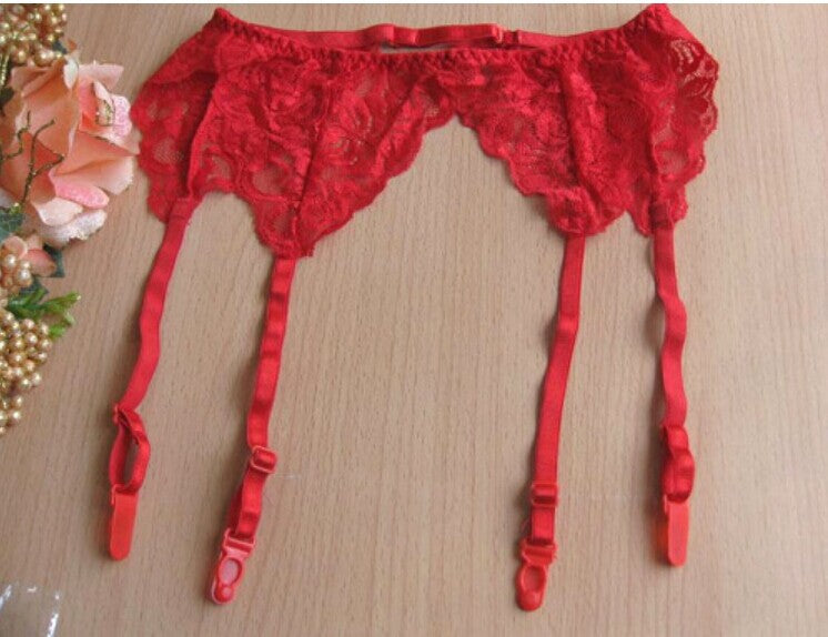 Accessoires Lingerie Jarretière Dentelle Noir