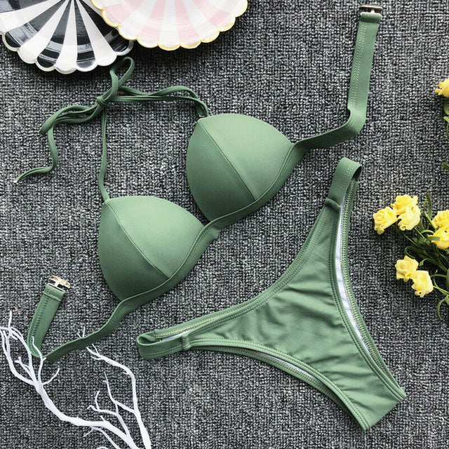 Nouvel ensemble de soutien-gorge bikini femme sexy