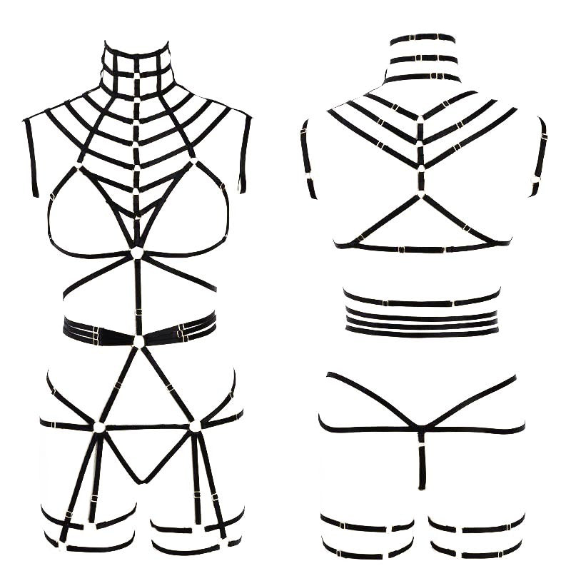 Adult Witch Game Clothing Binding Underwear Set