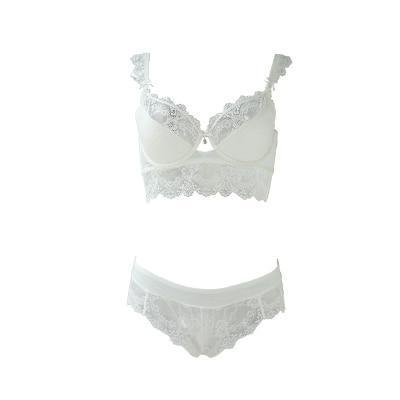 Sexy Mousse femmes ensemble de soutien-gorge Sexy Ultra-mince rouge noir dentelle soutiens-gorge sous-vêtements soutien-gorge push up et sous-vêtements