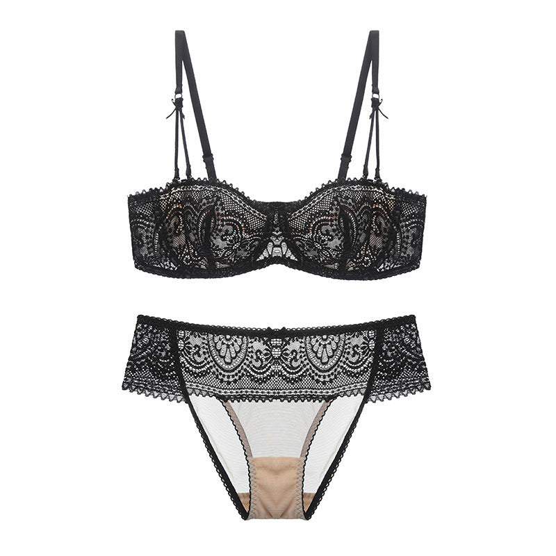 Conjunto de lencería en dentelle.
