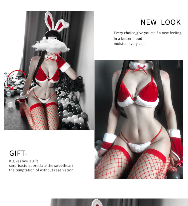 lingerie sexy Christmas uniform Christmas outfit