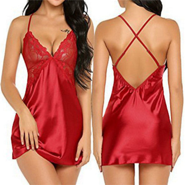 Fábrica de lencería sexy Pijamas de señora sexy de comercio exterior europeo y americano