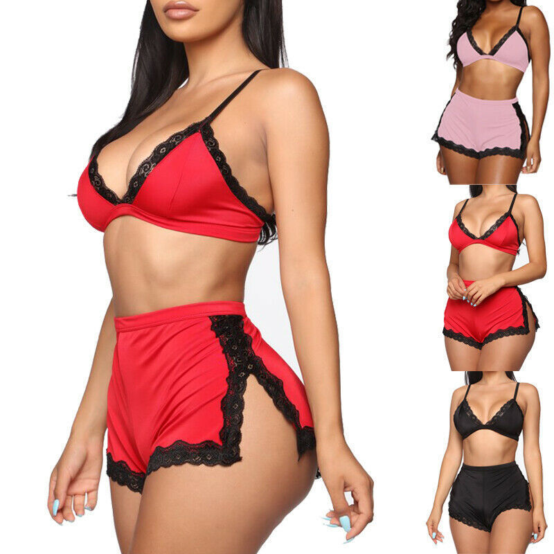 Soutien-gorge en dentelle pour femmes, vêtements de nuit sexy