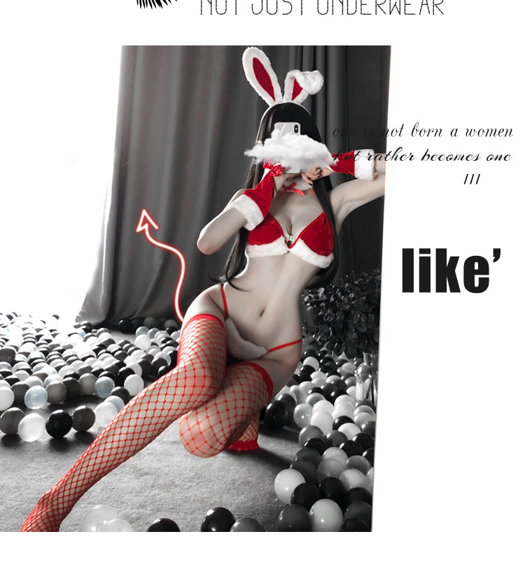 lingerie sexy Christmas uniform Christmas outfit