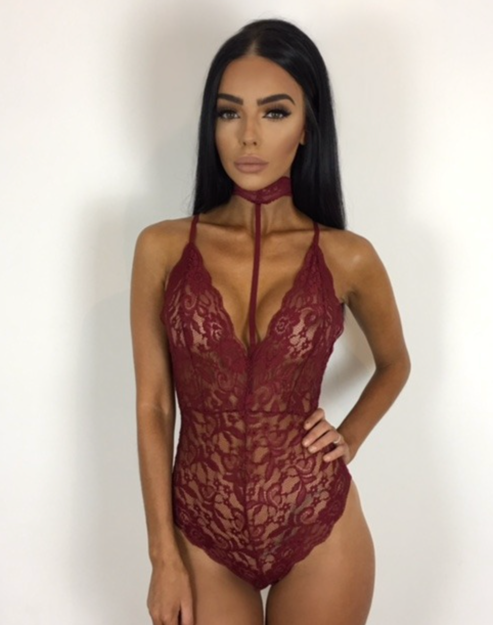 Body sexy en dentelle