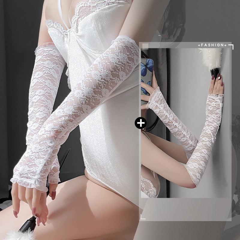 Women's Sexy See-through Lace Gloves