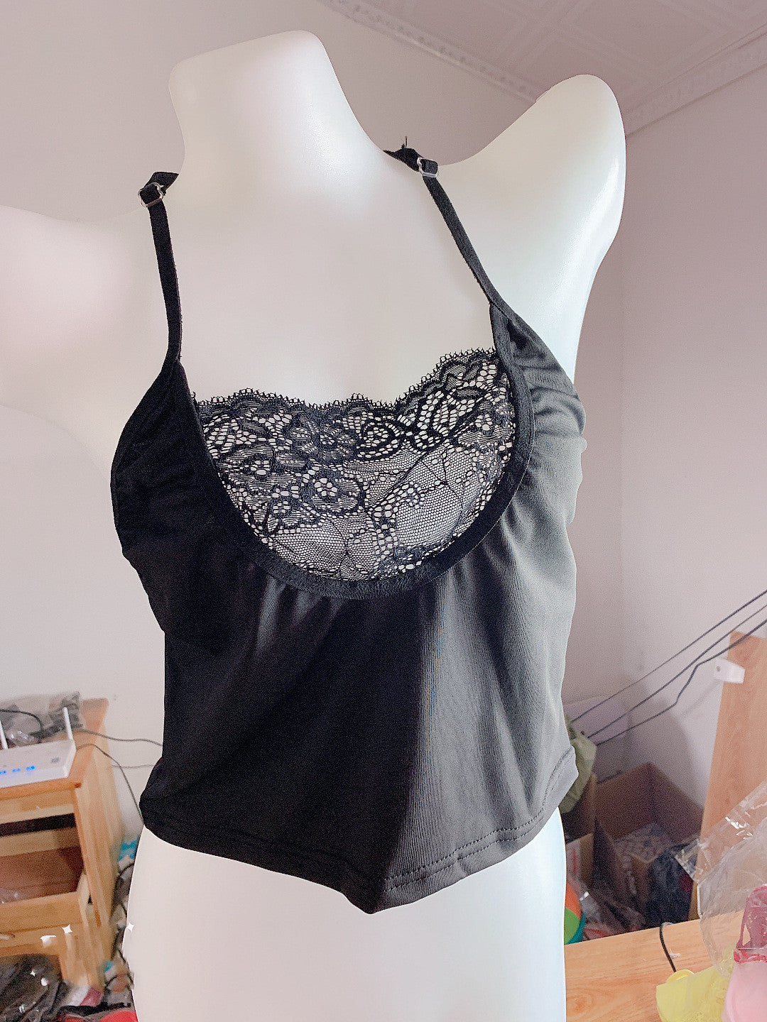 Lingerie sexy européenne et américaine double face dentelle avant et arrière