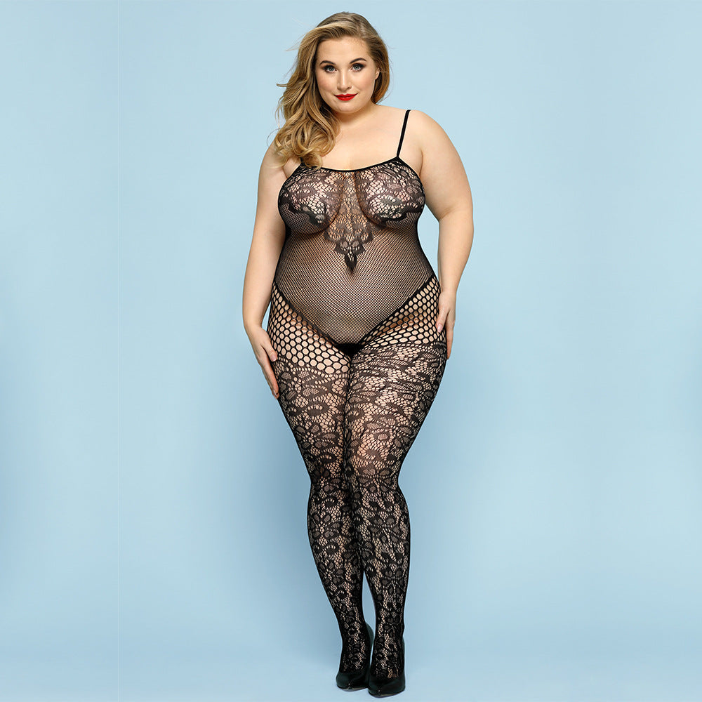 XL Fat MM Vêtements en filet sexy Lingerie sexy