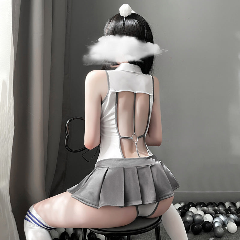 Conjunto de body sin espalda de muy buen gusto de lencería