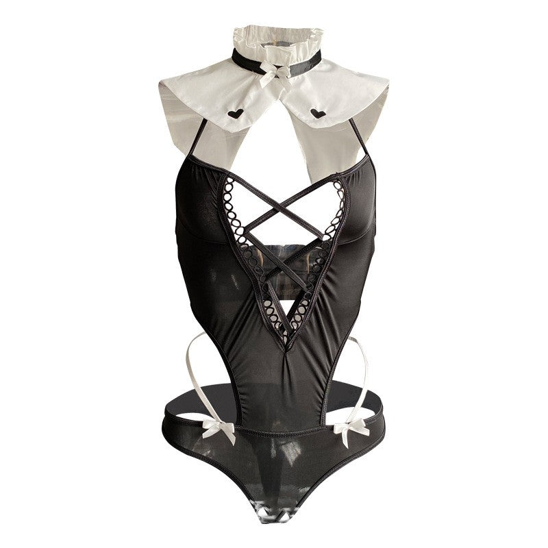 Lingerie Sexy nonne uniforme tentation Passion costume femme de chambre