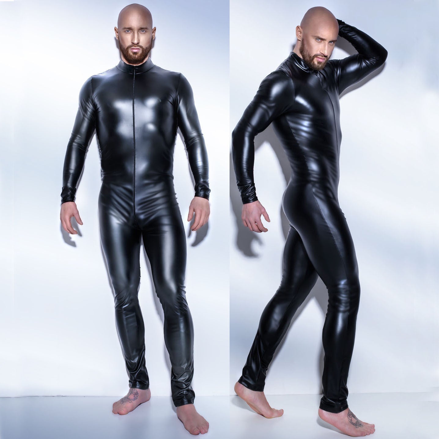 Body en cuir verni