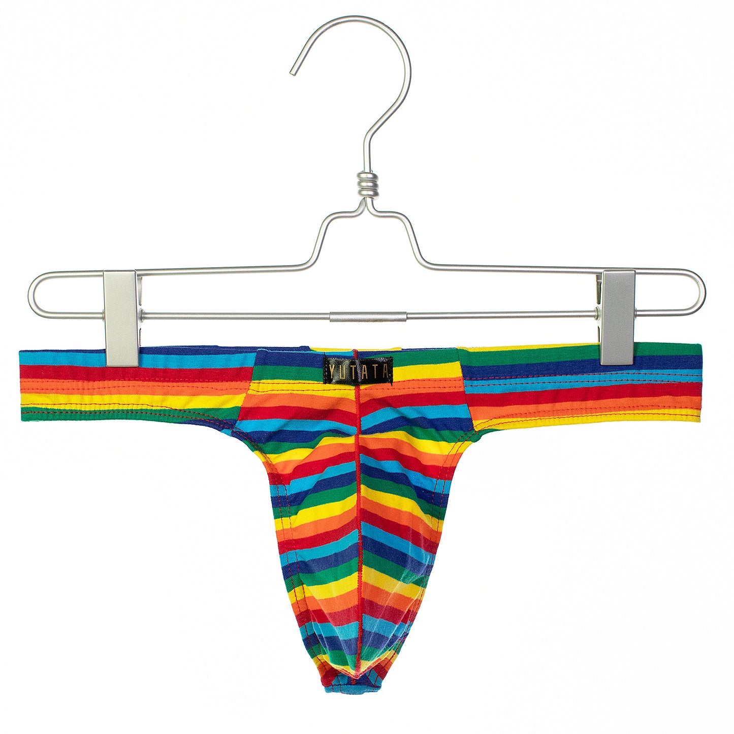 Colored Cotton Striped Bag Men's Low Waist Underwear