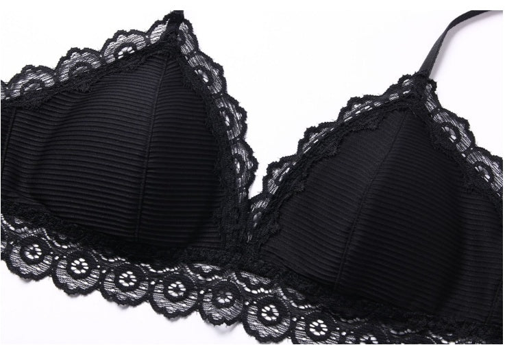 Ensemble de soutien-gorge ultra-fin sexy sans anneau en acier et sans trace