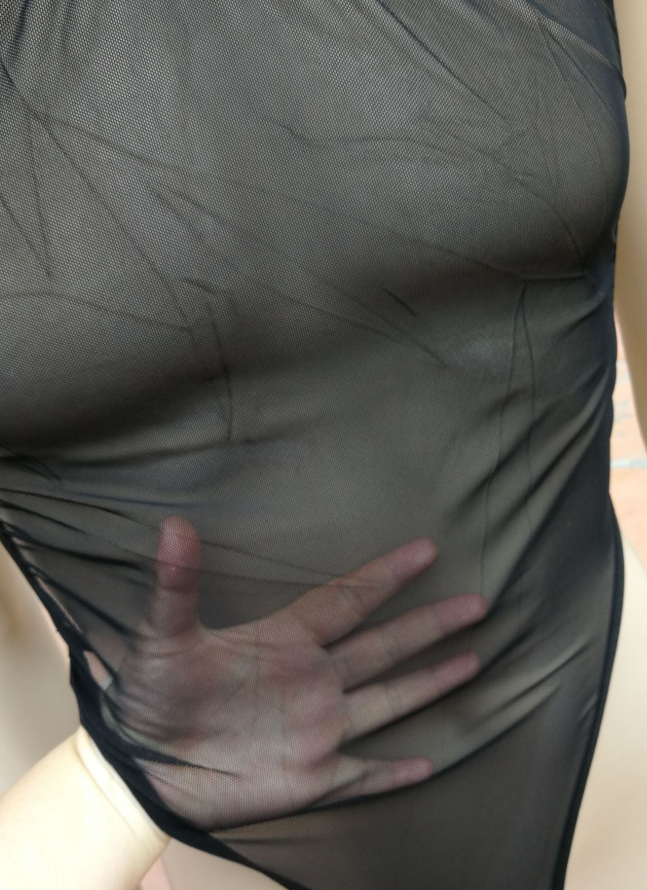 Sexy T-shirt men's transparent lingerie