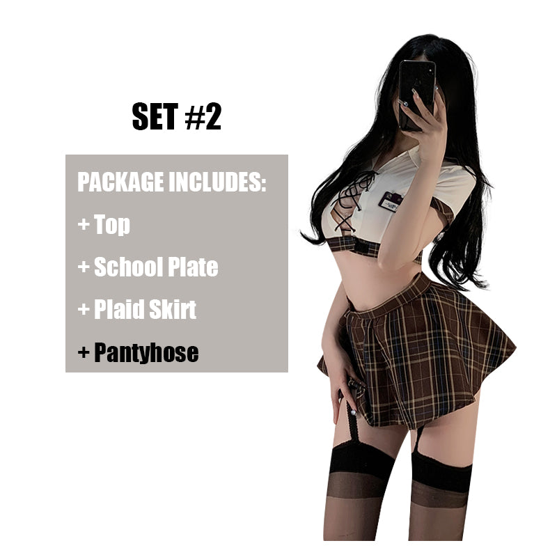 Academy Style Uniform Allure Free And Fun Lingerie Set