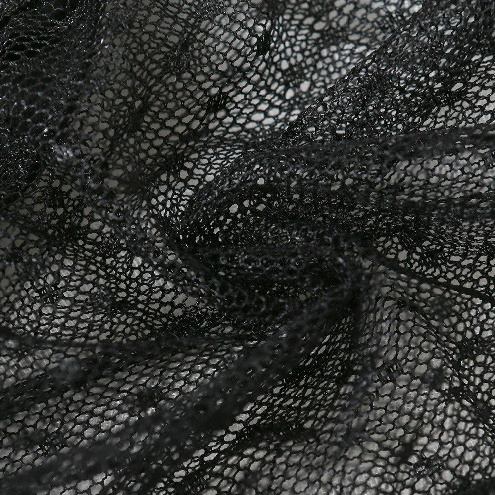 Gilet en dentelle et maille transparente, haut de lingerie sexy tentation