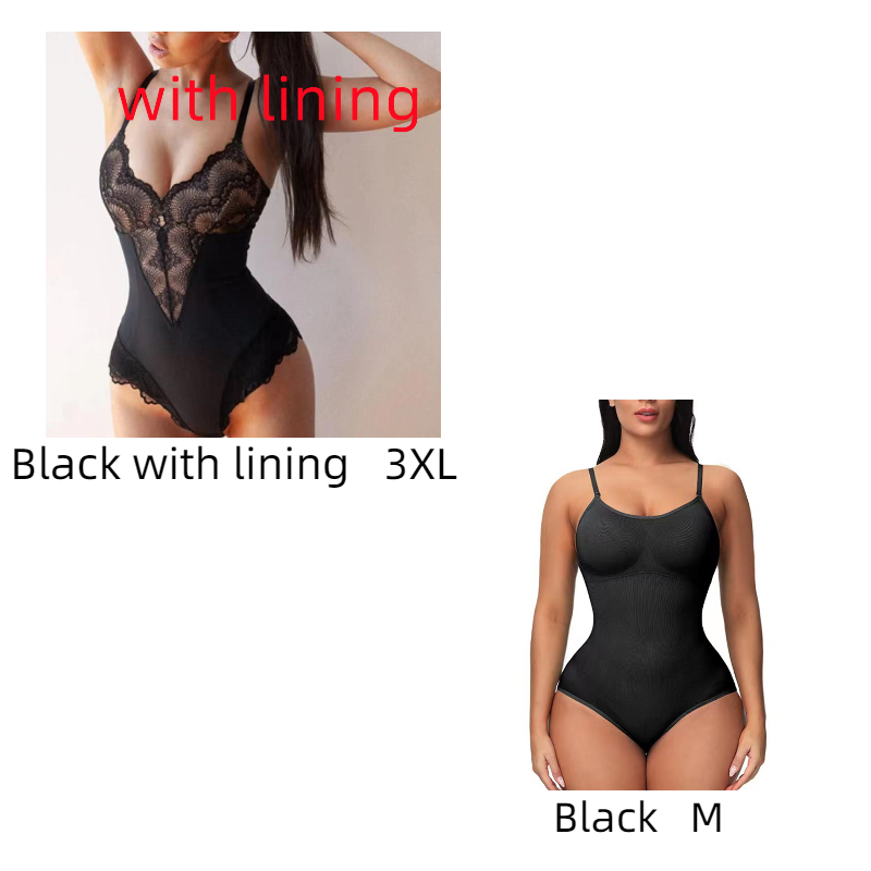 Body en dentelle avec coutures en dentelle, lingerie pour femme