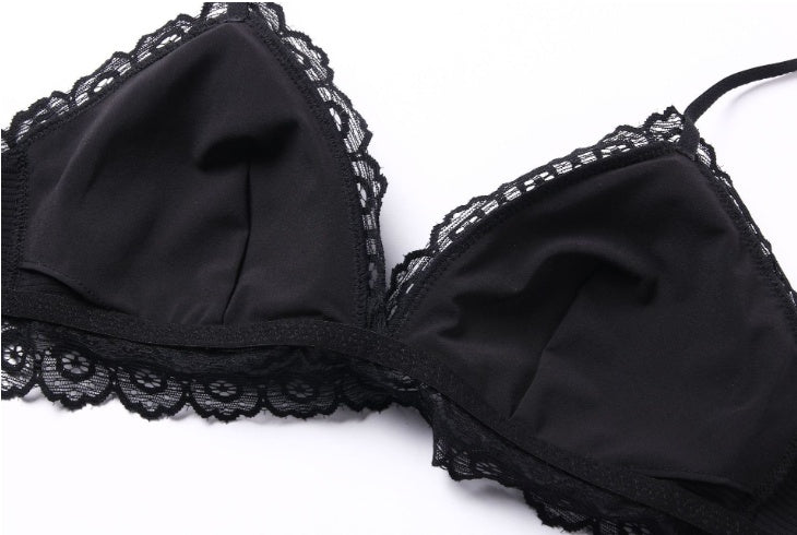 Ensemble de soutien-gorge ultra-fin sexy sans anneau en acier et sans trace
