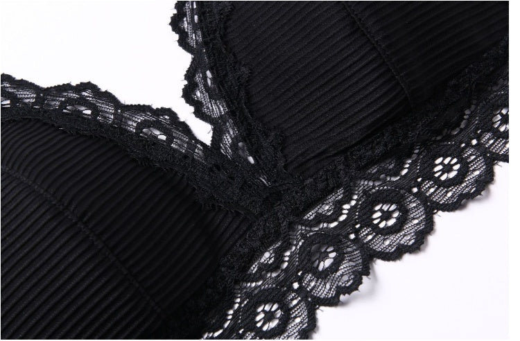 Ensemble de soutien-gorge ultra-fin sexy sans anneau en acier et sans trace