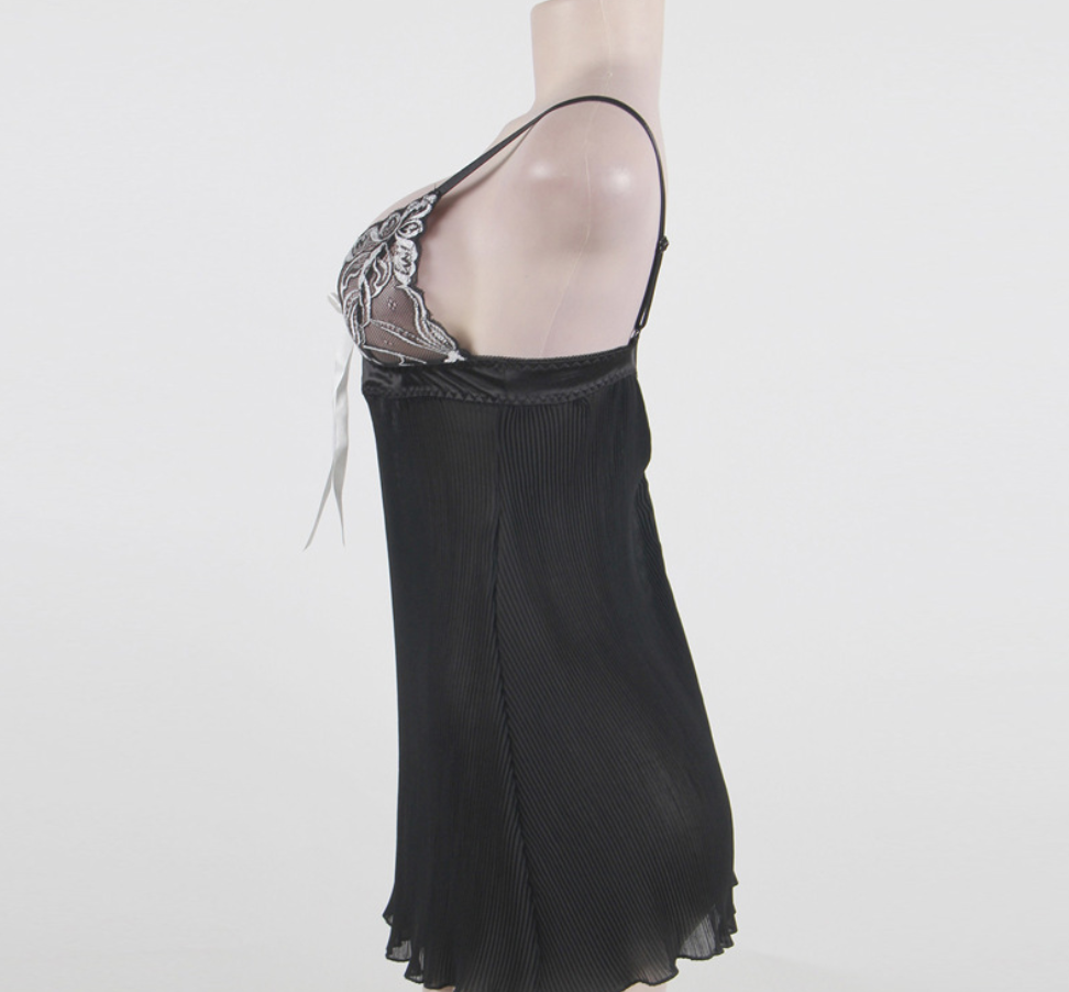 Body une pièce collant dentelle découpe pyjama lingerie sexy