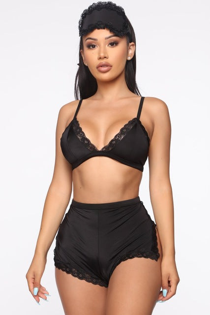 Soutien-gorge en dentelle pour femmes, vêtements de nuit sexy