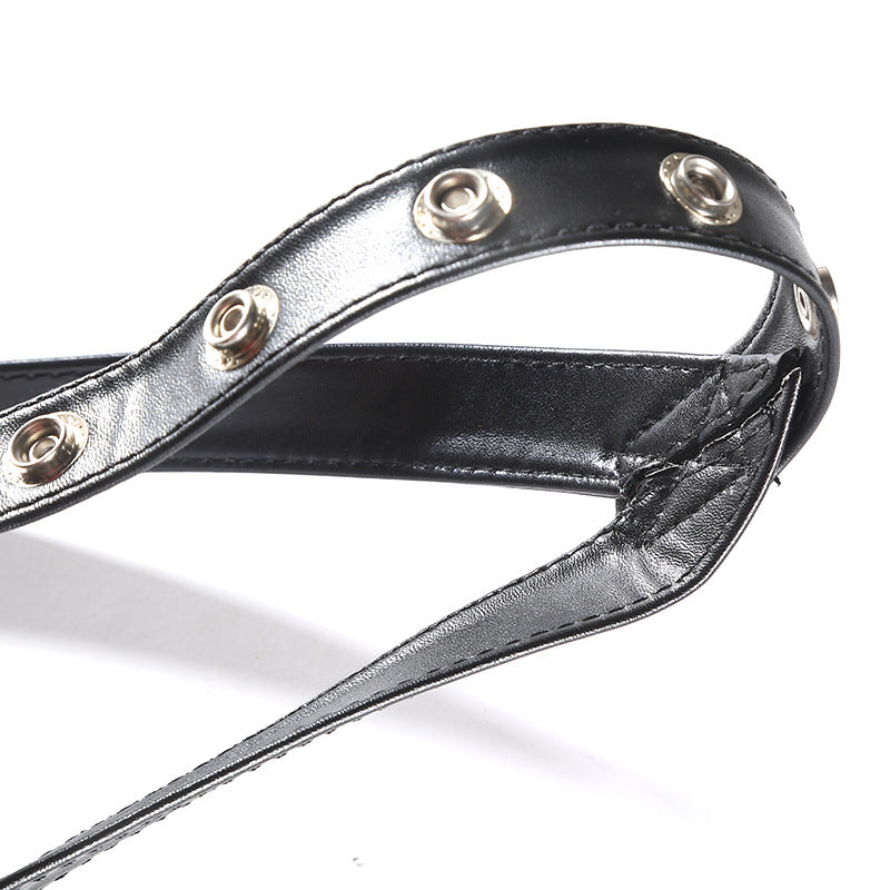 Pullover Mask Ball Gag Female Leather Toys