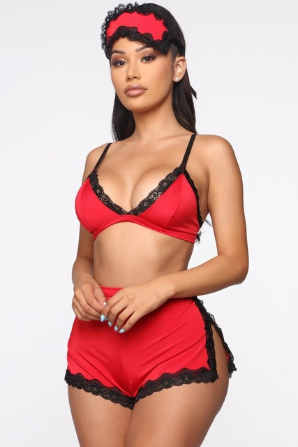 Soutien-gorge en dentelle pour femmes, vêtements de nuit sexy