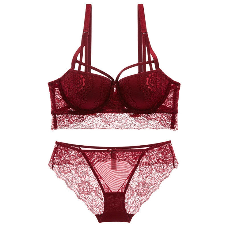 Ensemble de soutien-gorge en dentelle de style européen et américain pour femmes
