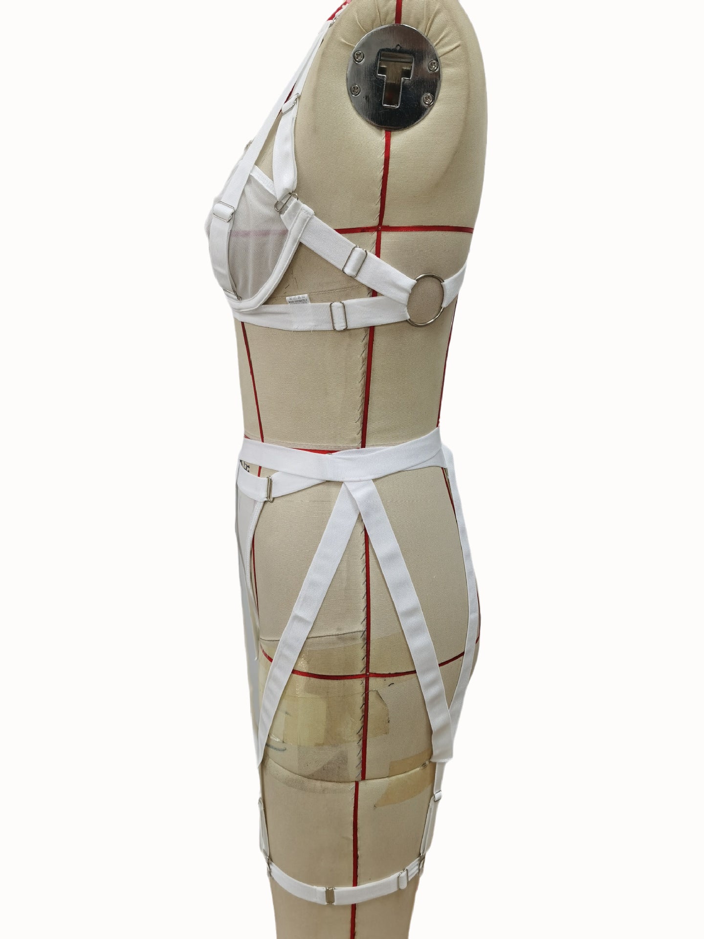 New Lingerie Temptation Traction Uniform Three-point Suit Backless