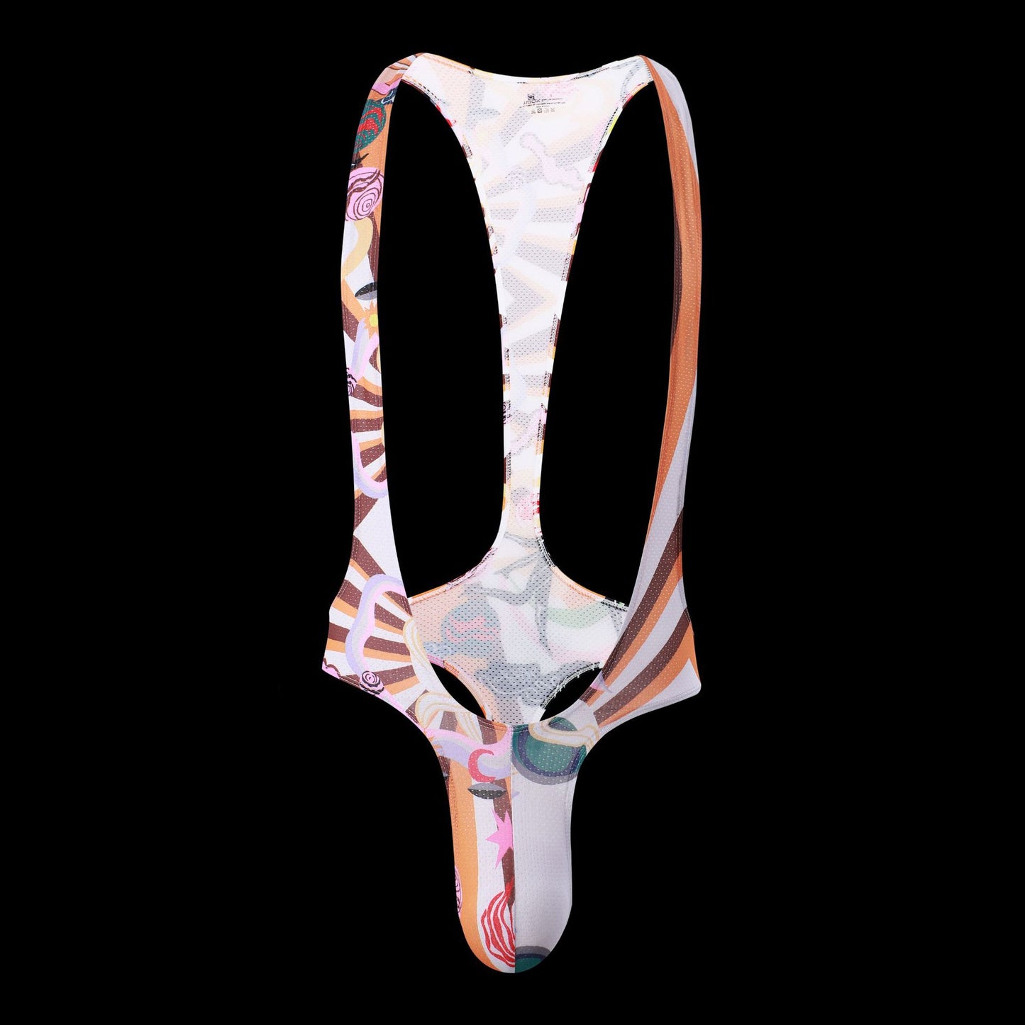 Fashion Men's Jjsox Print Thong Jumpsuit