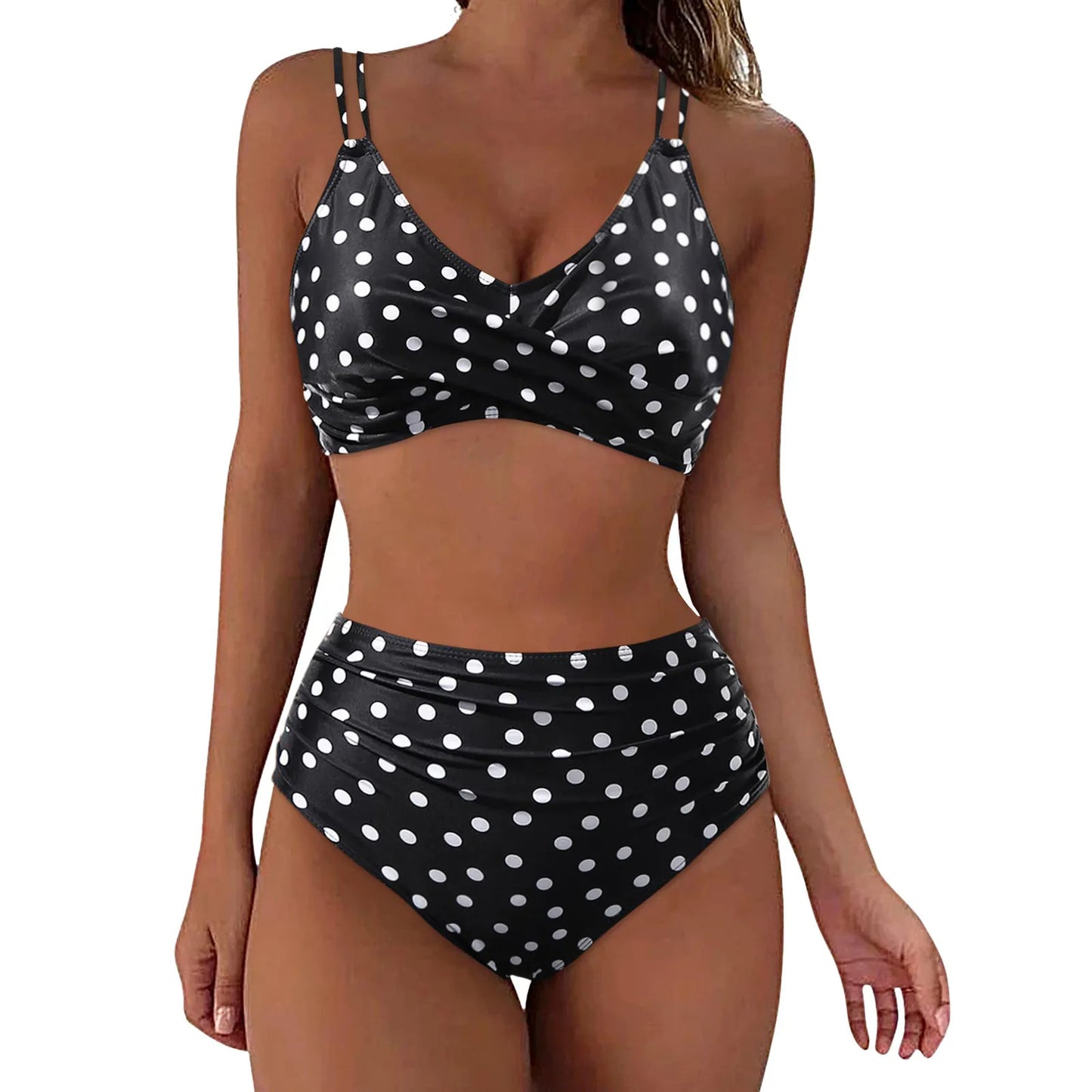 Ensemble de bikini imprimé européen et américain pour femmes